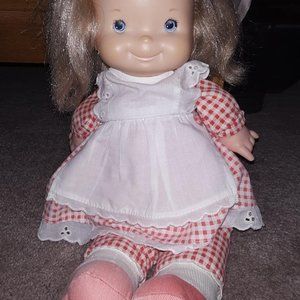 Vintage 1973 MARY Lapsitter Toy Girl Doll Soft Body Fisher Price 200 and Joey